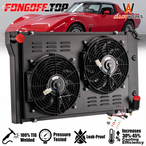 Aluminum row radiator - aluminum,